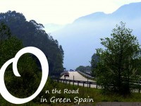 On the road in green Spain
