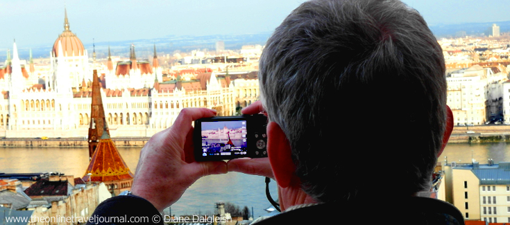 Photographing Pest from the Fishermen's Bastion  - Budapest