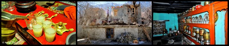 Local beer -Ladakhi house Chilling - Utensils