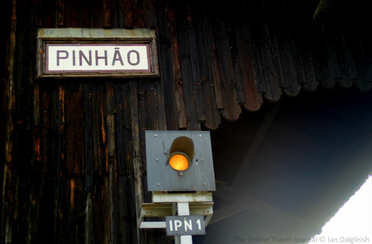 Signal number 1 at Pinhao station, Douro Valley, Portugal