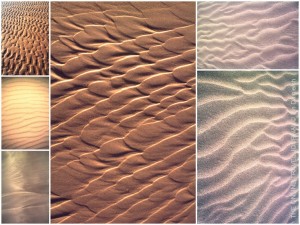 Sand collage