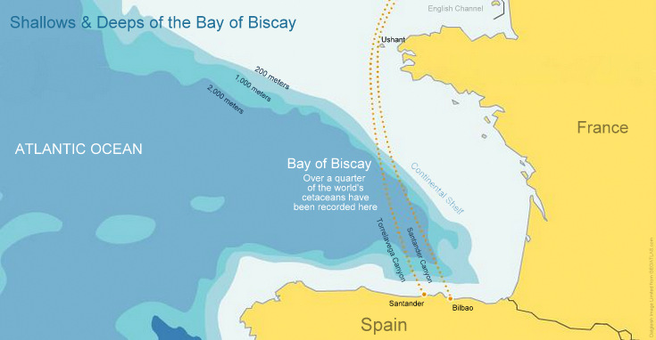 Bay of Biscay map