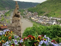 RhineCruiseHC_View of Mosel from Cochem Castle