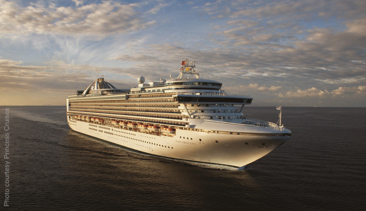 Crown Princess cruise ship - photo courtesy Princess Cruises