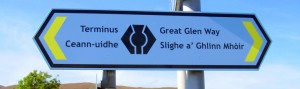 Great Glen Way Sign Post